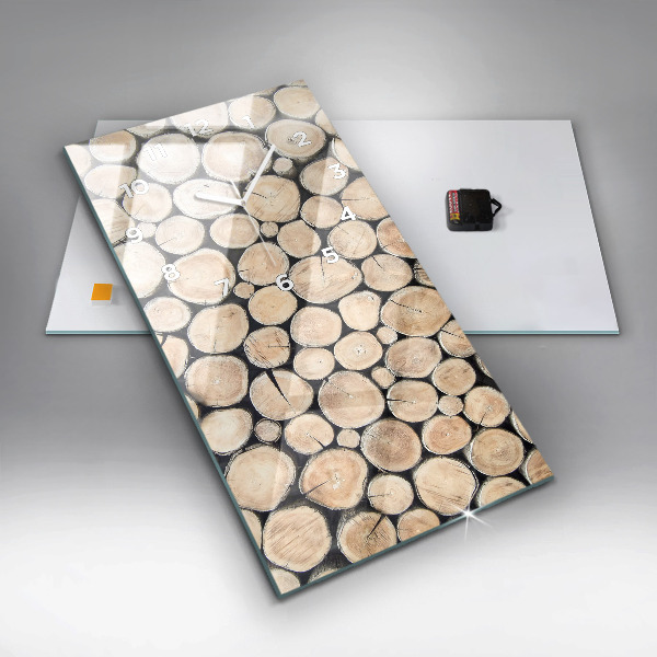 Vertikálne hodiny Odrežte pne stromov