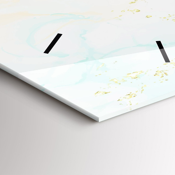 Vertikálne hodiny Akvarelový mramor