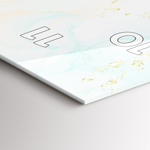 Vertikálne hodiny Akvarelový mramor