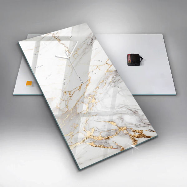 Vertikálne hodiny Dekoratívny mramor