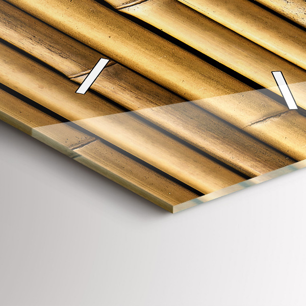 Vertikálne hodiny Bambusové palice