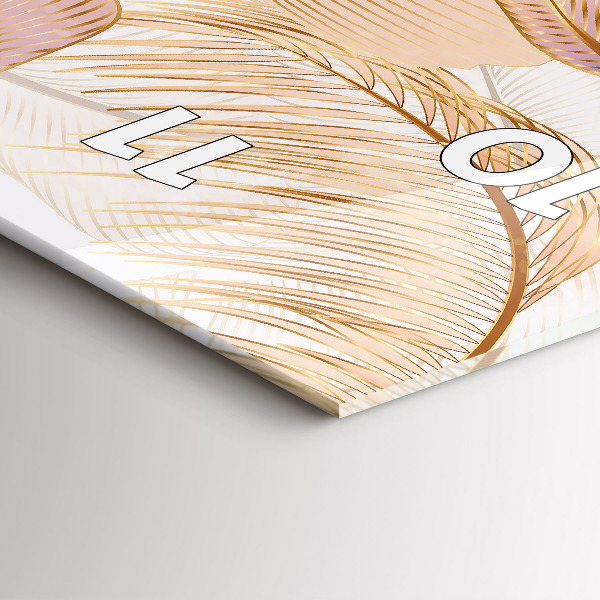 Vertikálne hodiny Vzor listov prírody