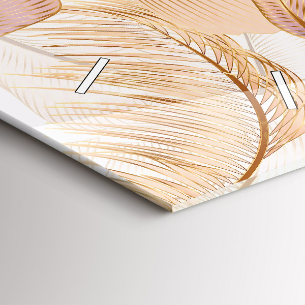 Vertikálne hodiny Vzor listov prírody