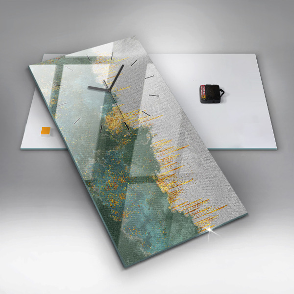 Vertikálne hodiny Dekoratívny vzor