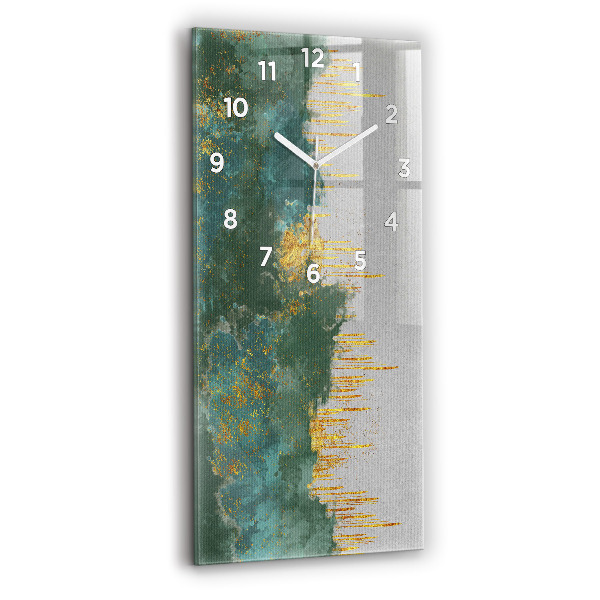 Vertikálne hodiny Dekoratívny vzor