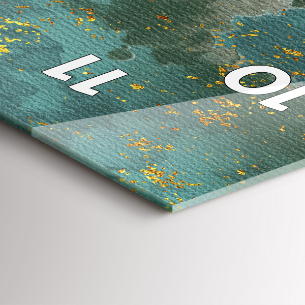 Vertikálne hodiny Dekoratívny vzor