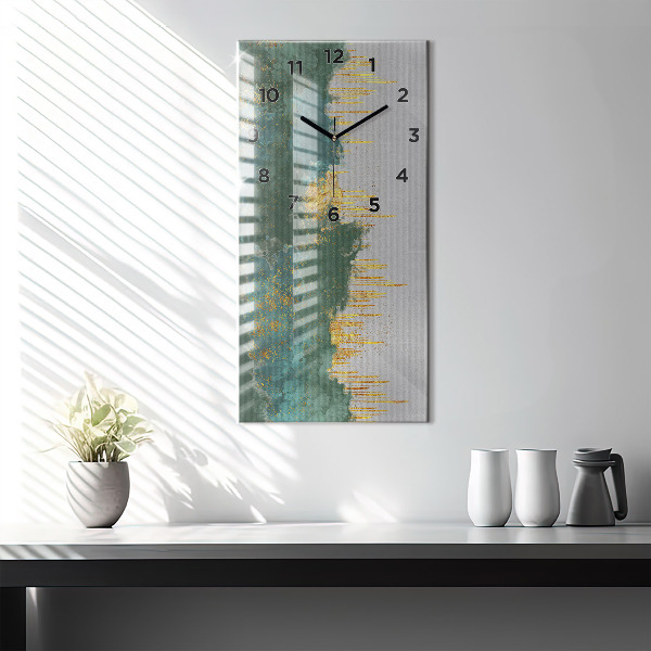 Vertikálne hodiny Dekoratívny vzor