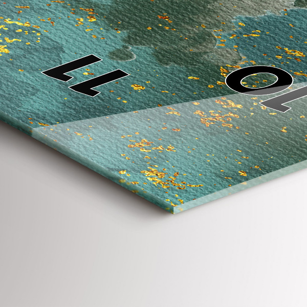 Vertikálne hodiny Dekoratívny vzor