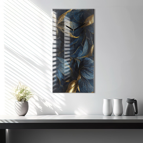 Vertikálne hodiny Dekoratívne kvety