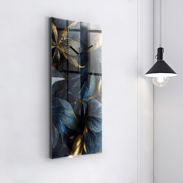 Vertikálne hodiny Dekoratívne kvety