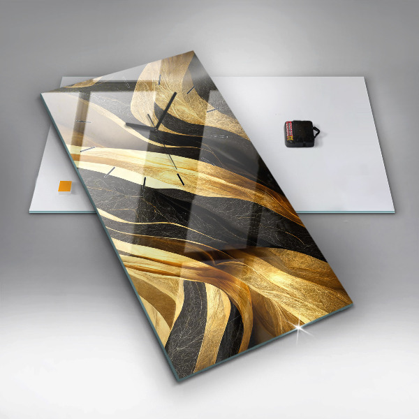 Vertikálne hodiny Elegantná abstrakcia