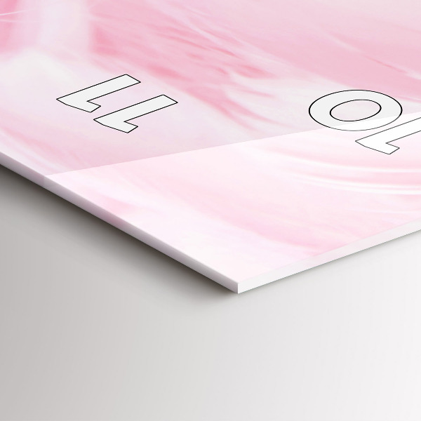 Vertikálne hodiny Perie – abstrakcia