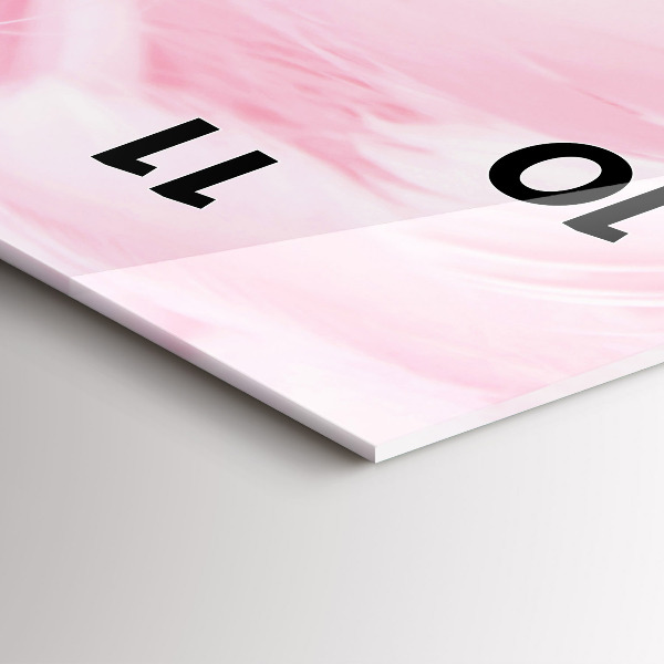 Vertikálne hodiny Perie – abstrakcia