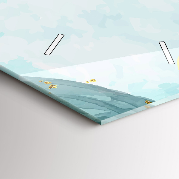 Vertikálne hodiny Vodové škvrny