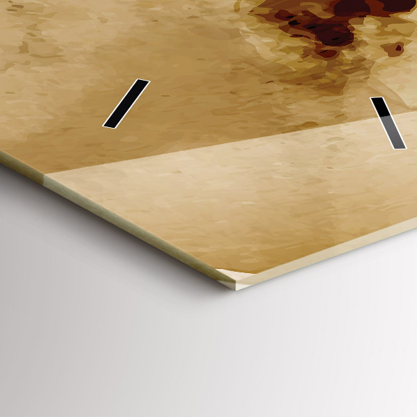 Vertikálne hodiny Abstrakcia škvrny