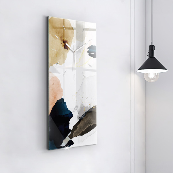 Vertikálne hodiny Abstrakcia škvrny