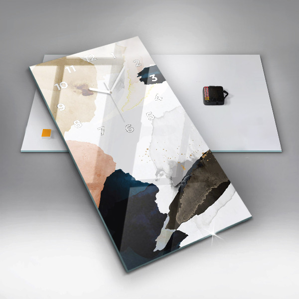 Vertikálne hodiny Abstrakcia škvrny