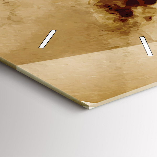 Vertikálne hodiny Abstrakcia škvrny