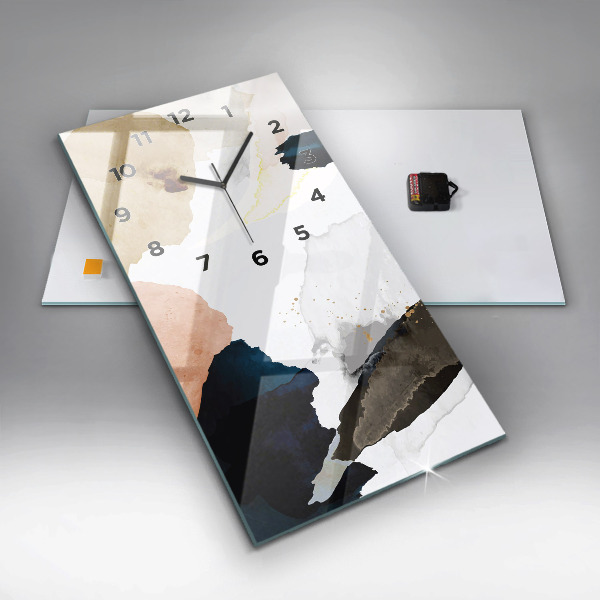 Vertikálne hodiny Abstrakcia škvrny