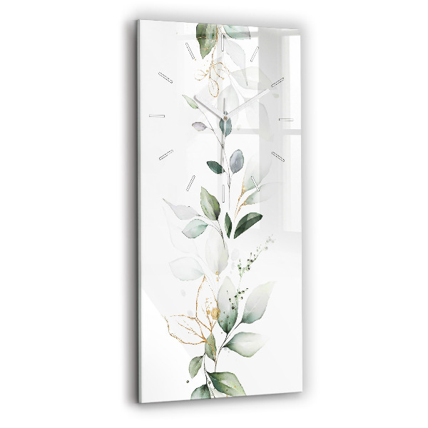 Vertikálne hodiny Listy abstrakcie