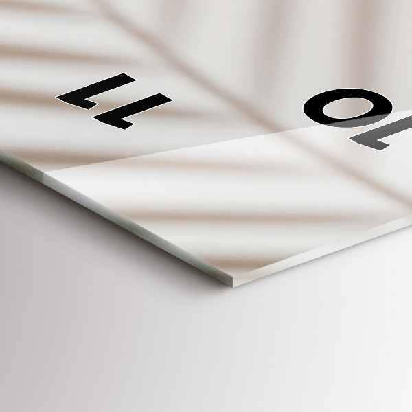 Vertikálne hodiny Krémová abstrakcia