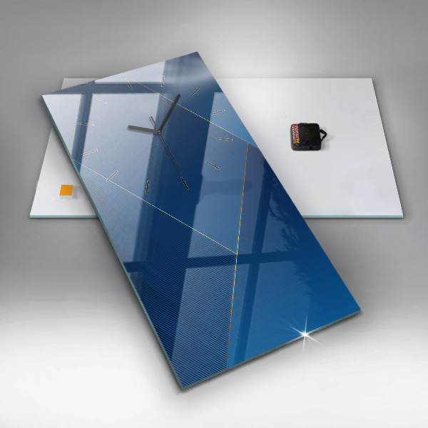 Vertikálne hodiny Ornamentálna abstrakcia