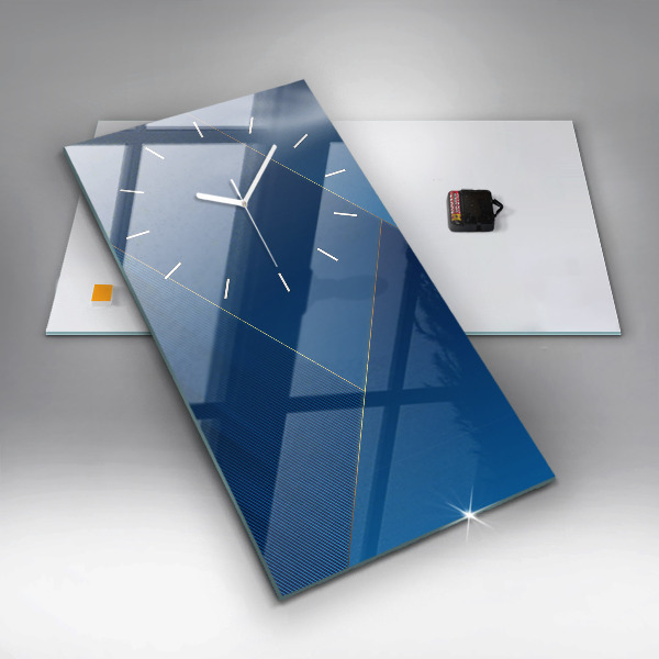 Vertikálne hodiny Ornamentálna abstrakcia