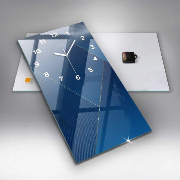 Vertikálne hodiny Ornamentálna abstrakcia