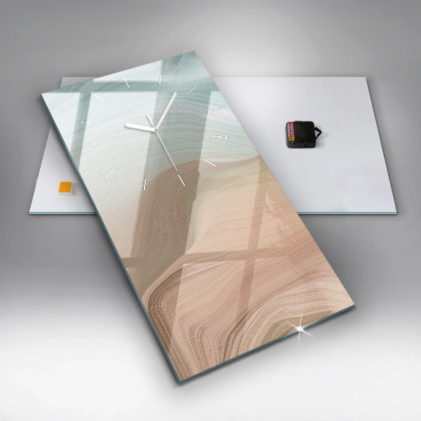 Vertikálne hodiny Vlnová abstrakcia