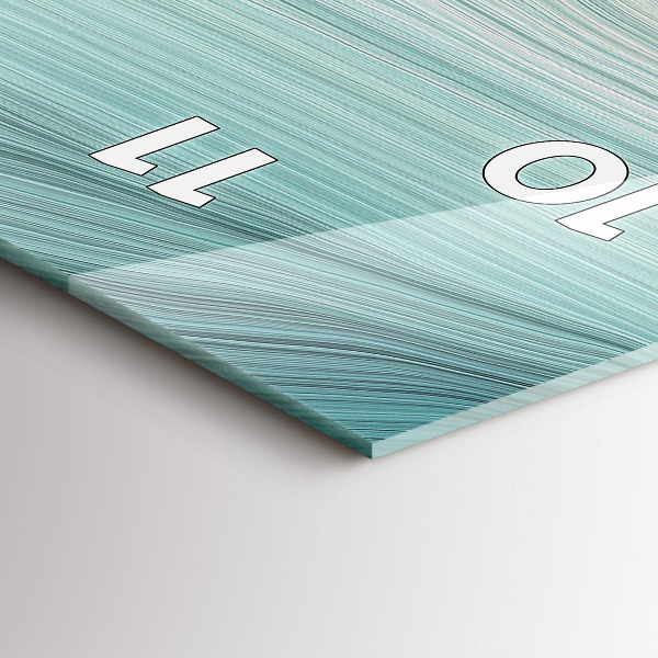 Vertikálne hodiny Vlnová abstrakcia