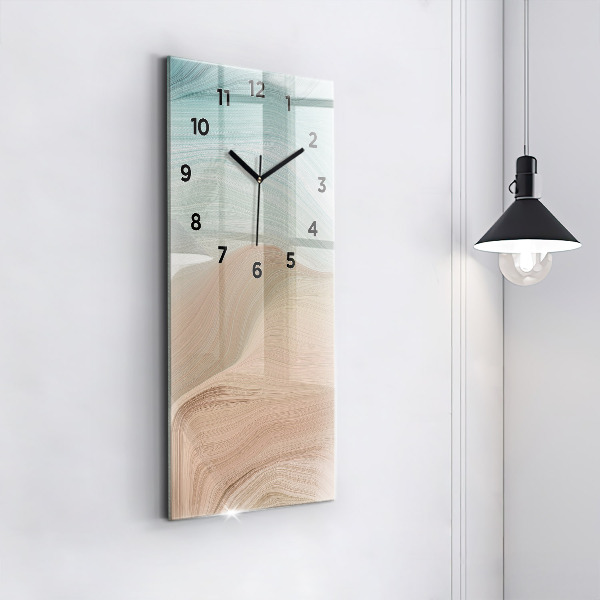 Vertikálne hodiny Vlnová abstrakcia