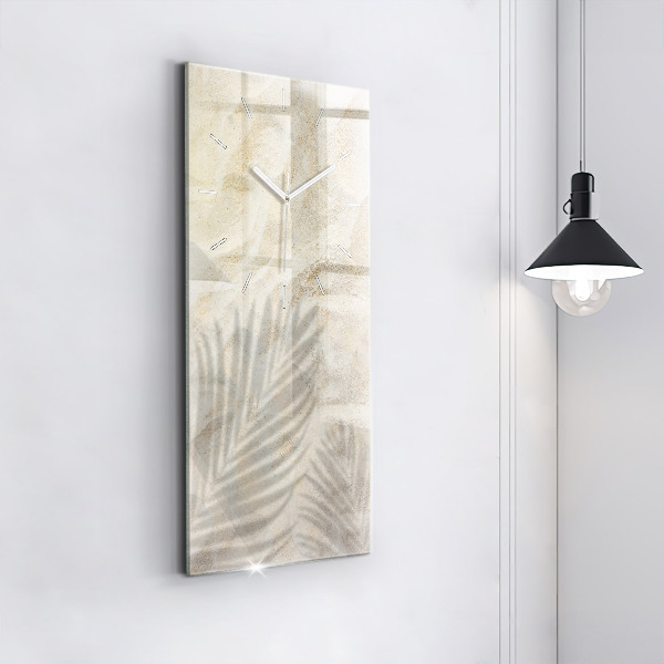 Vertikálne hodiny Tieň palmy v piesku