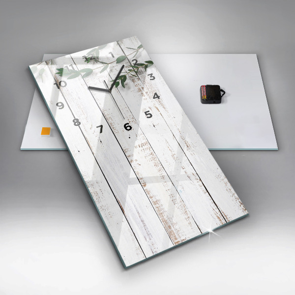 Vertikálne hodiny Drevené svetelné dosky