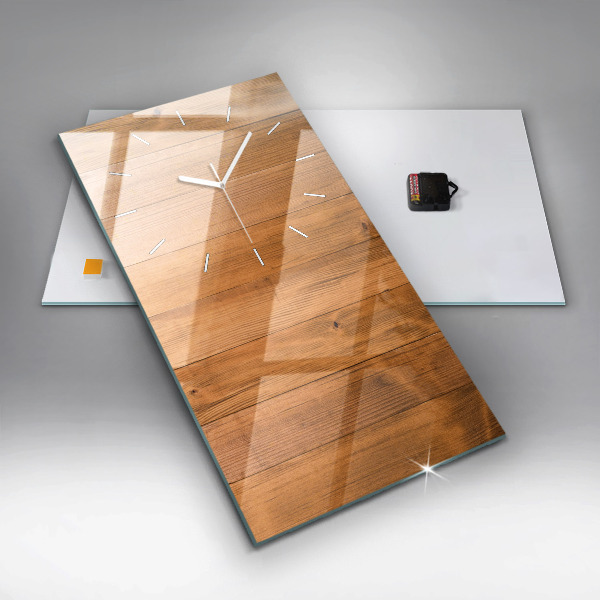 Vertikálne hodiny Drevené dosky