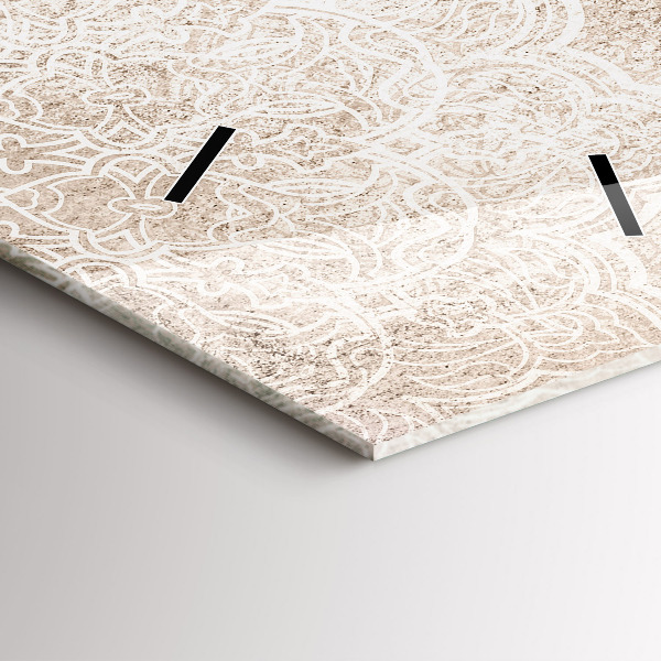 Vertikálne hodiny Dekoratívny vzor