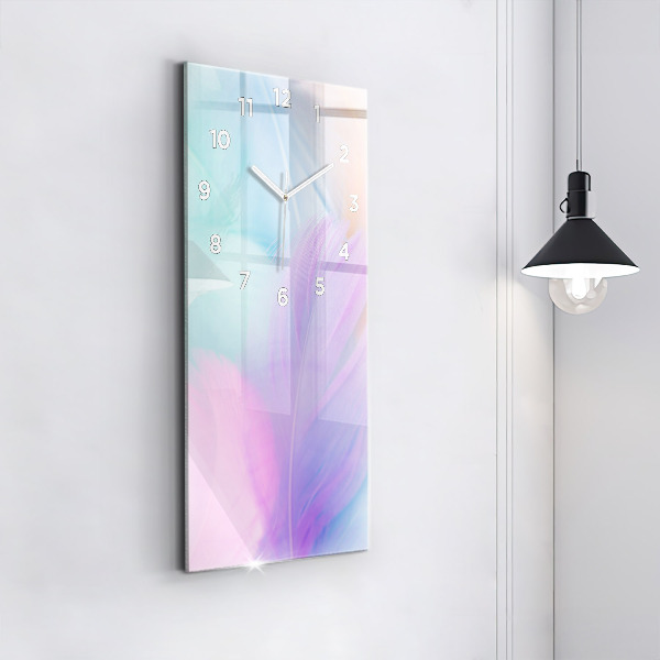 Vertikálne hodiny Farebné perie