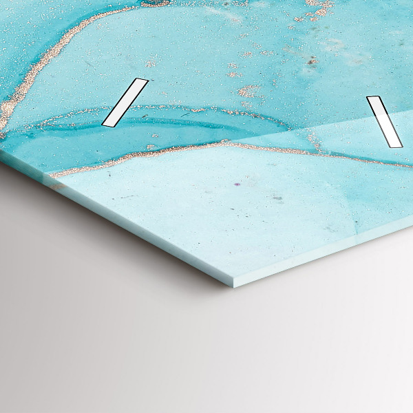 Vertikálne hodiny Dekoratívny mramor