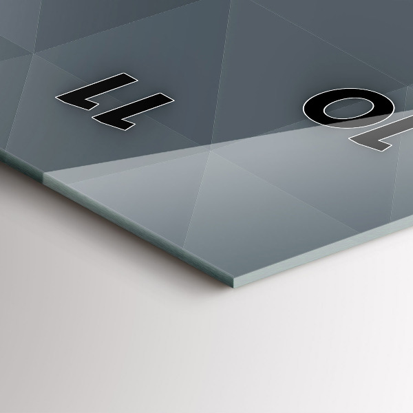 Vertikálne hodiny Šedá abstrakcia