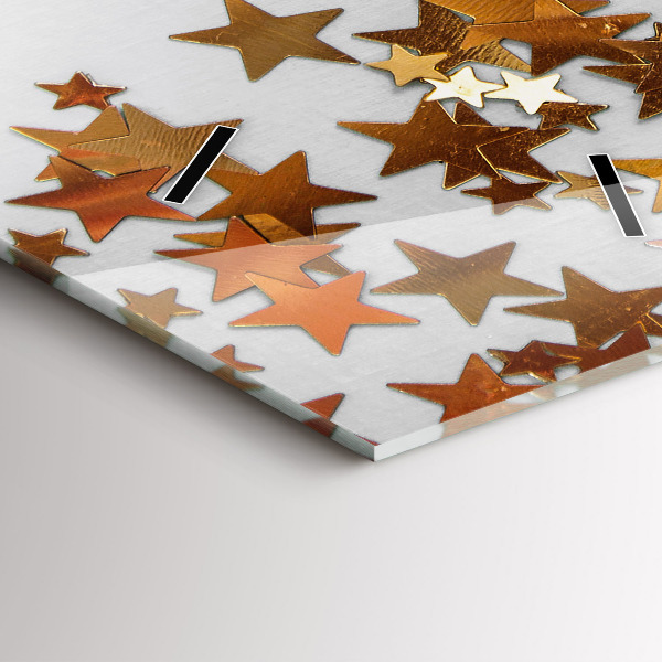 Vertikálne hodiny Hviezdy na svetlom pozadí