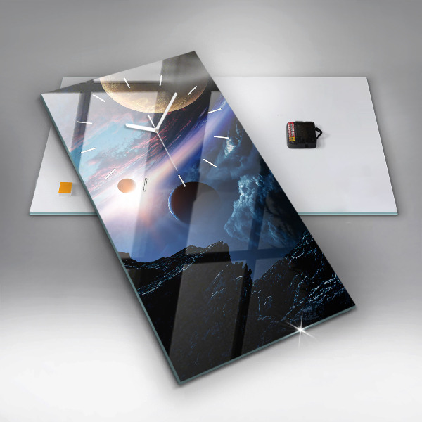 Vertikálne hodiny Veľká galaxia