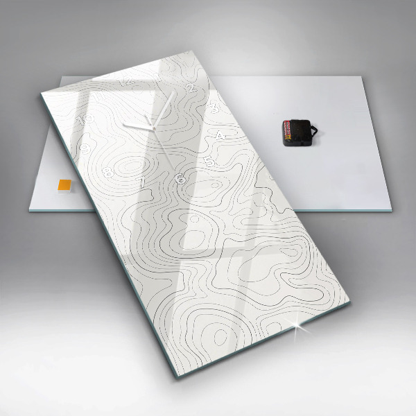 Vertikálne hodiny Abstrakcia škvrny