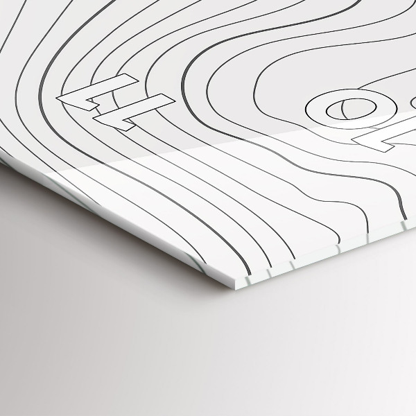 Vertikálne hodiny Abstrakcia škvrny