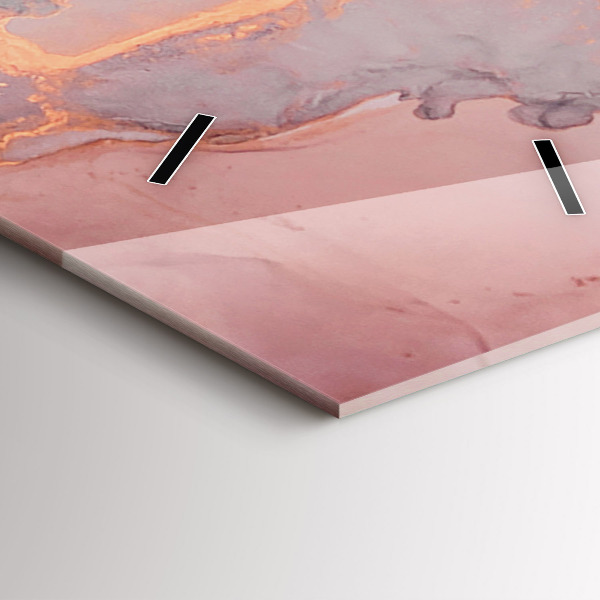 Vertikálne hodiny Textúra mramoru