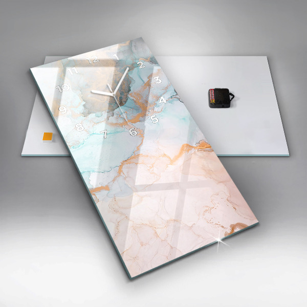 Vertikálne hodiny Abstraktný obraz