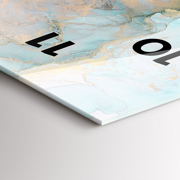 Vertikálne hodiny Abstraktný obraz