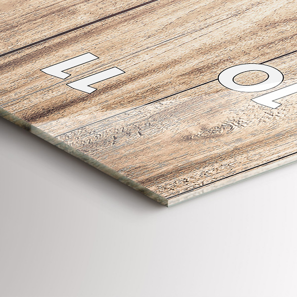 Vertikálne hodiny Drevená textúra