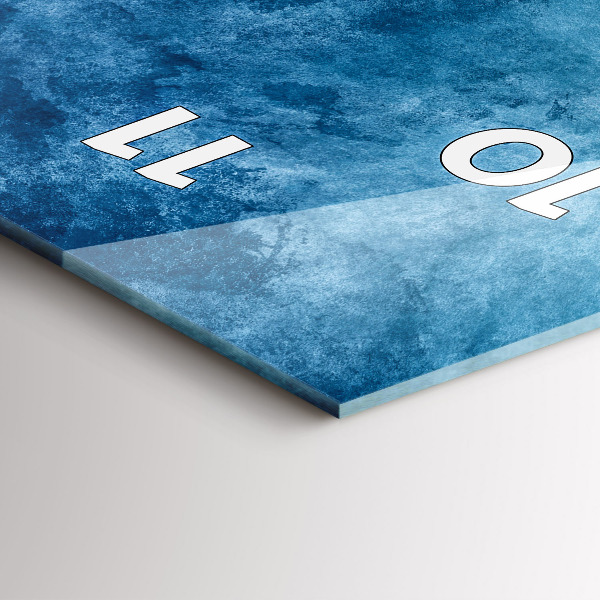 Vertikálne hodiny Odber vody