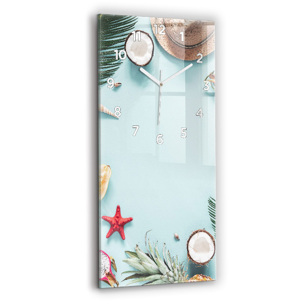 Vertikálne hodiny Letná kompozícia