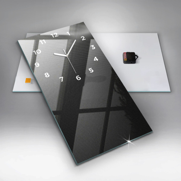 Vertikálne hodiny Temná abstrakcia