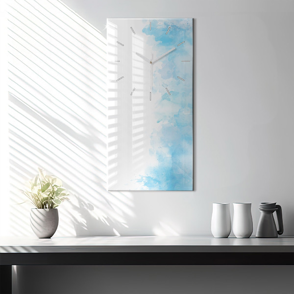 Vertikálne hodiny Maľované škvrny